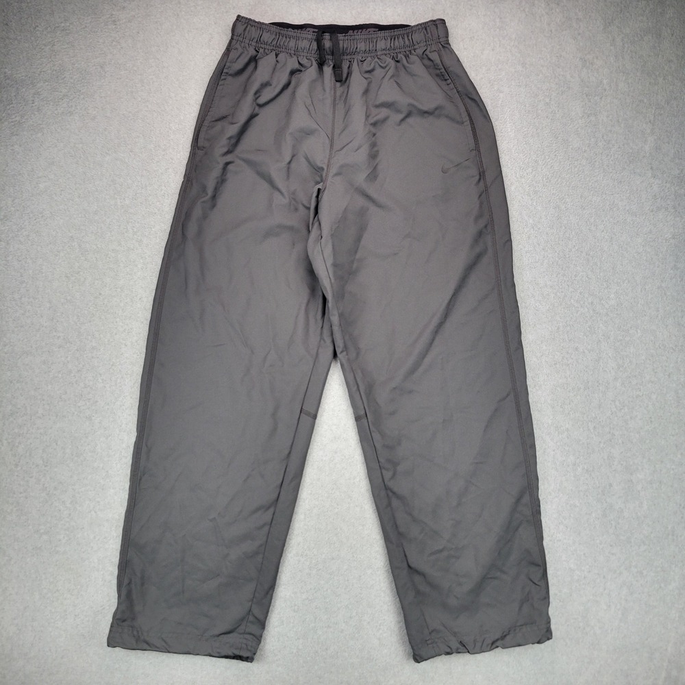 Nike Dri-FIT Track Pants Mens Large Gray 377786-060 Athletic Training Pockets